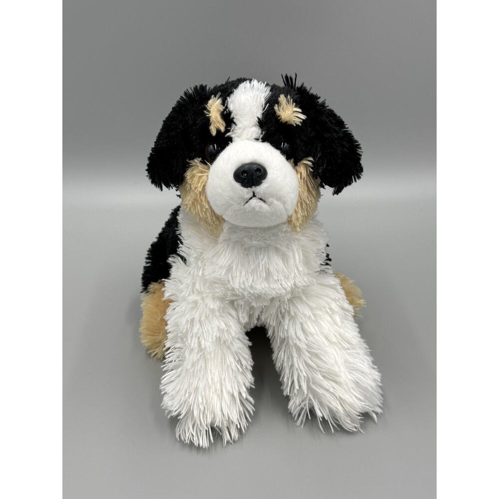 Aurora Flopsie Aussie Bernese Mountain Puppy Dog Plush 10” Stuffed Animal